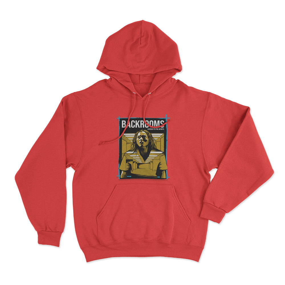 Backrooms Exposed To The Infinite Unisex Hoodie Red Backrooms Exposed To The Infinite Unisex Hoodie Red