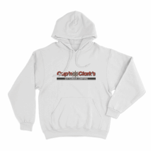 Capn Clarks Unisex Hoodie White