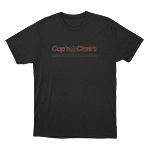 Capn Clarks Unisex T Shirt Black