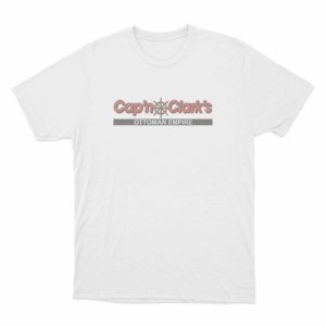 Capn Clarks Unisex T Shirt White