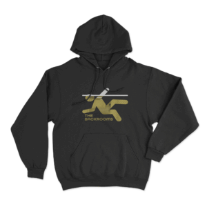 The Backrooms Graphic Unisex Hoodie Black