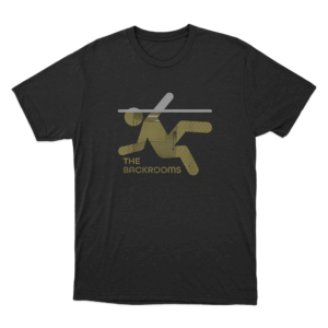 The Backrooms Graphic Unisex T Shirt Black