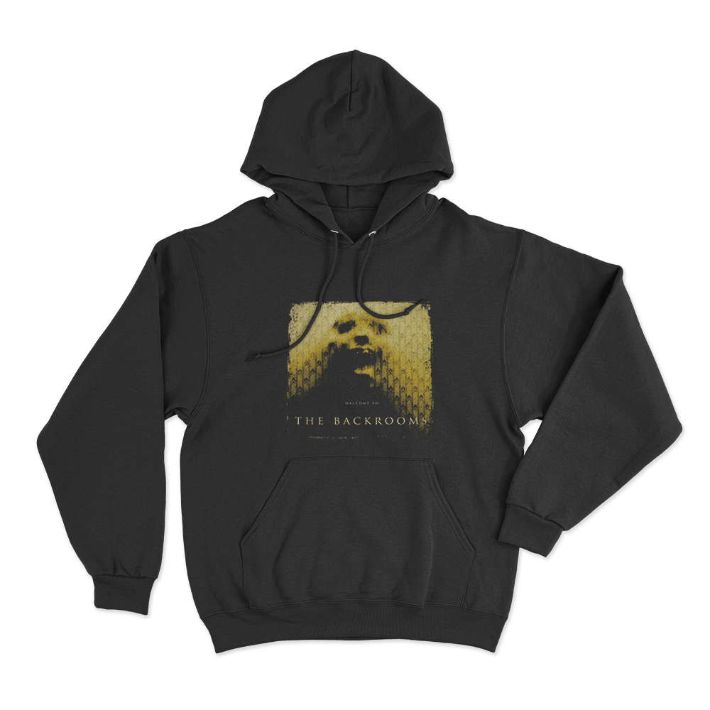 Welcome To The Backrooms Unisex Hoodie Black Welcome To The Backrooms Unisex Hoodie Black